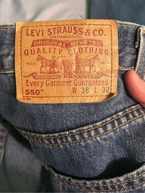 Men’s Levi's 550 Relaxed Fit Men's Jeans size 38/30